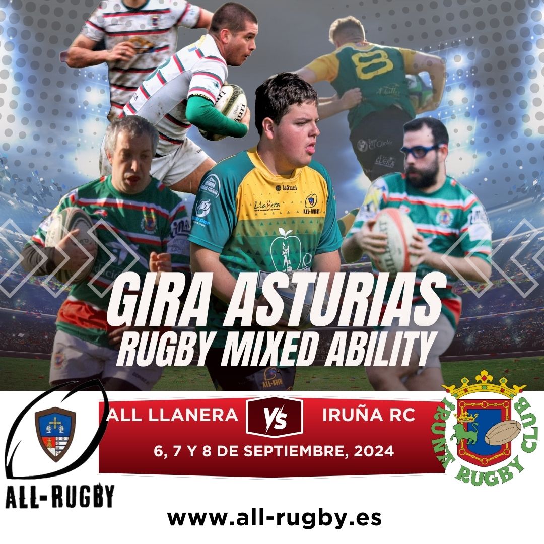 Encuentro amistoso All Llanera vs Iru&ntilde;a RC (rugby mixed ability)